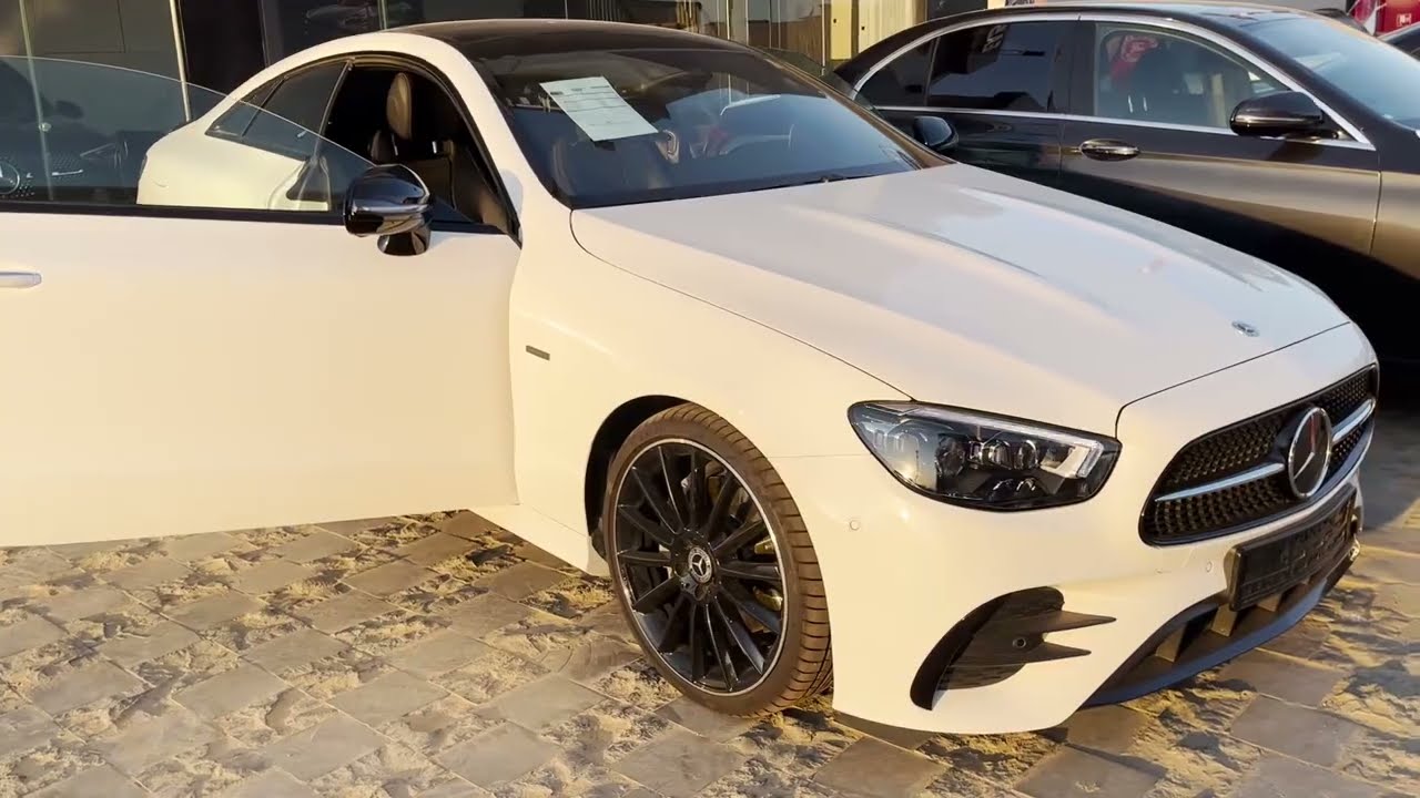 mercedes e200 coupe 2023 interior and exterior details