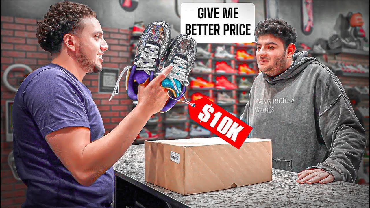 BILLIONAIRE BUYS WORLD&rsquo;S RAREST SNEAKERS!!! (WORTH A CAR)