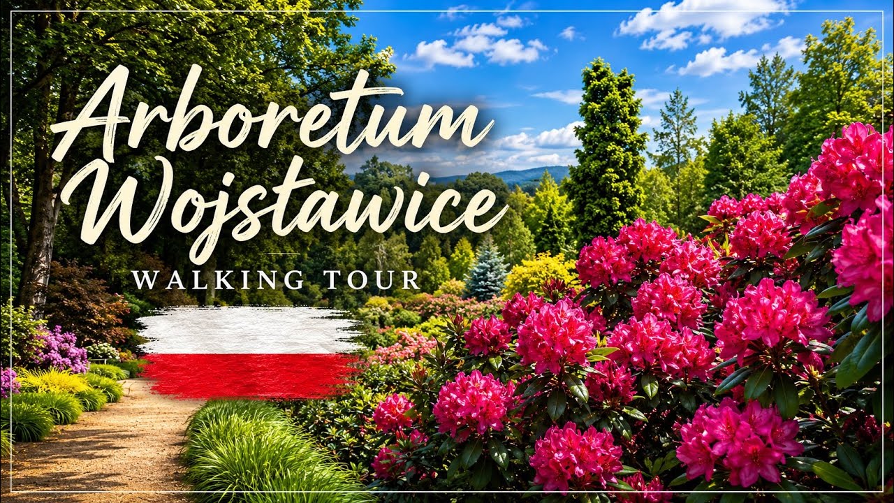 Arboretum Wojsławice - Polska [walking tour] Poland