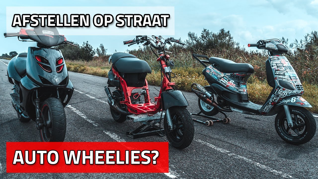 AUTO WHEELIE? | Zip 70cc AC AFSTELLEN op straat 🔥