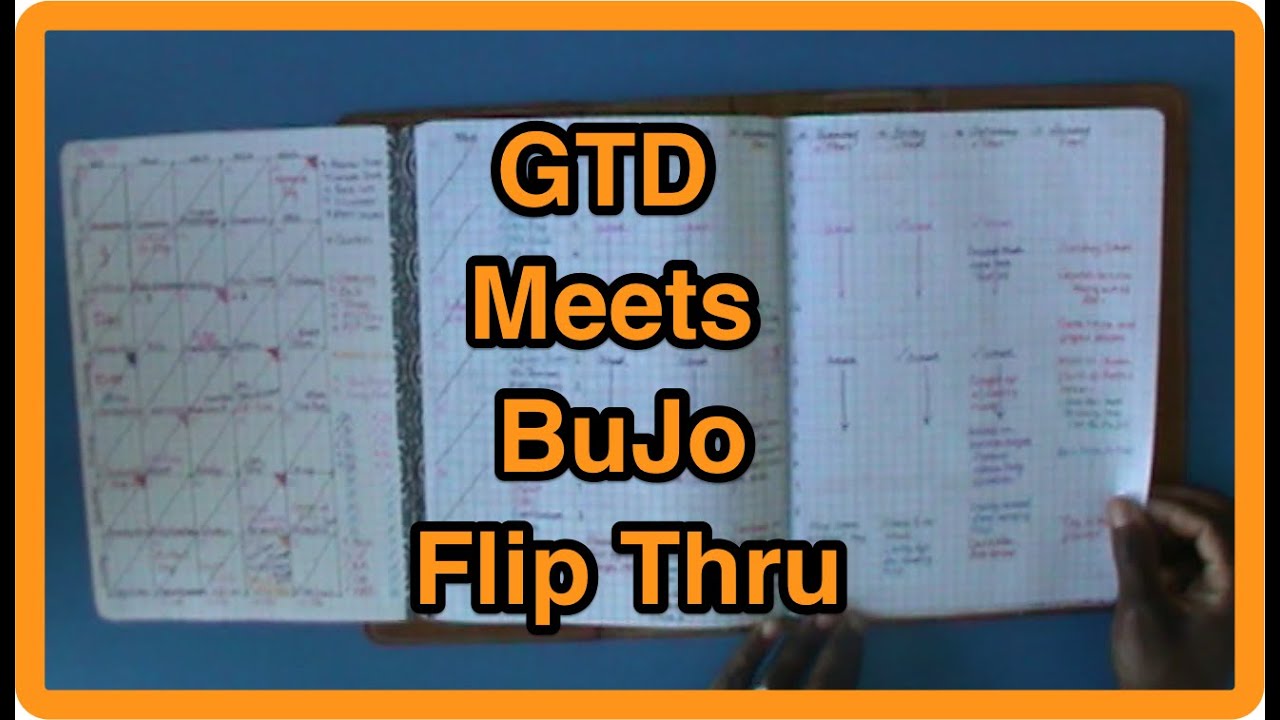 GTD Meets Bullet Journaling - Flip Through