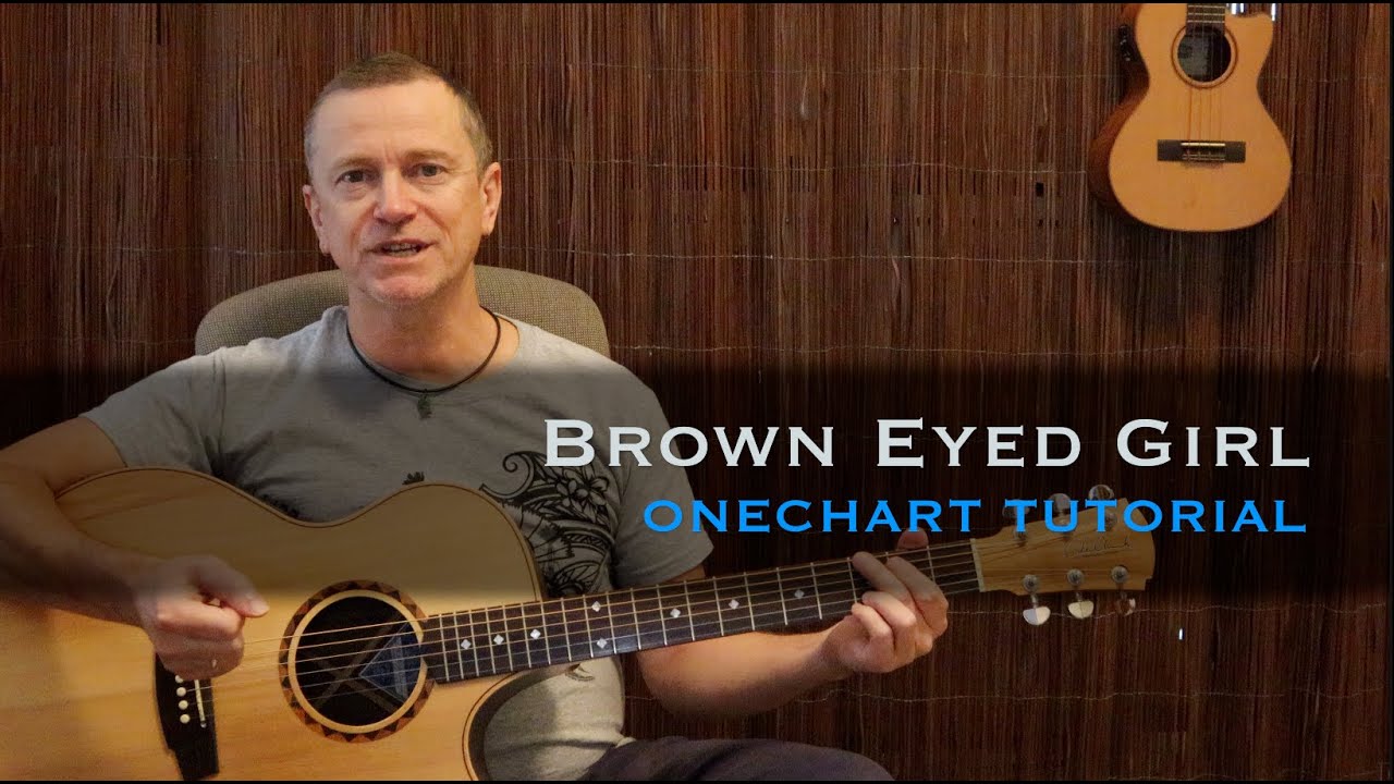 Brown Eyed Girl Van Morrison guitar lesson tutorial [free tab]