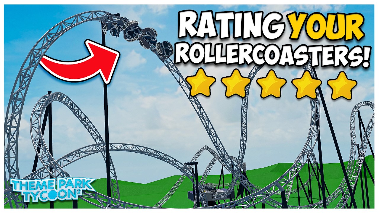 Оцените СВОИ американские горки в Theme Park Tycoon 2!
