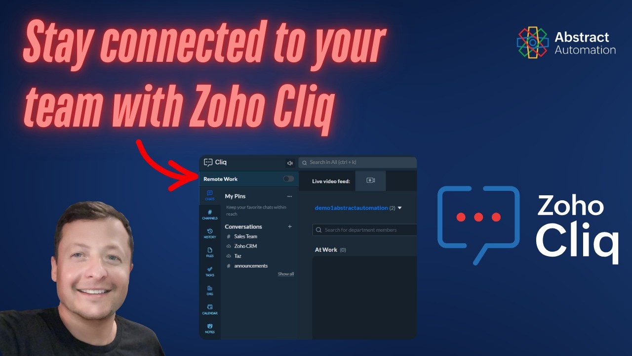 Zoho Cliq  - Included instant messaging app with Zoho One plan
