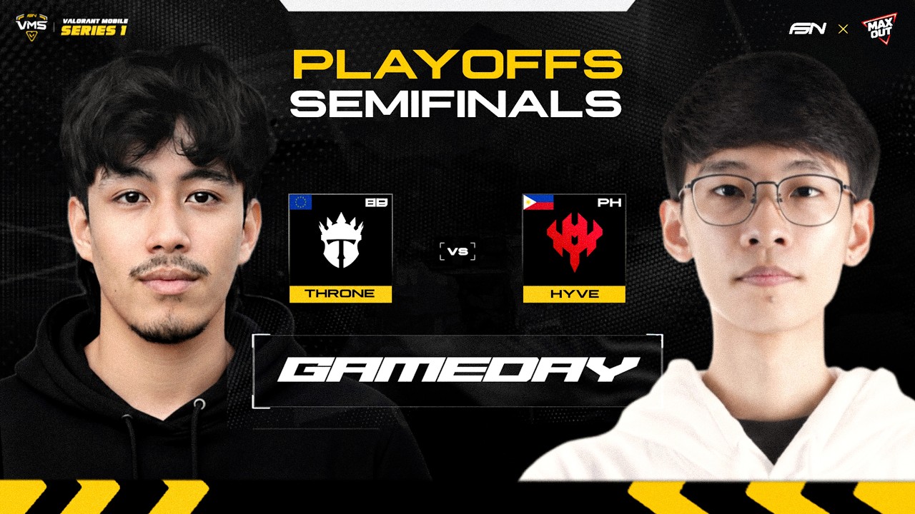 Valorant Mobile Series-1 | Throne vs Hyve | Playoffs SEMIFINALS