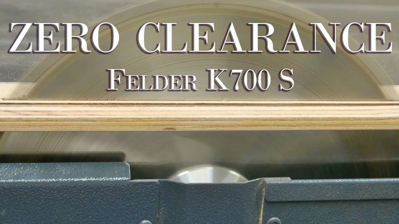 Felder K700 S Zero Clearance Insert
