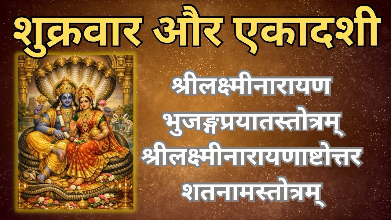 माता लक्ष्मी की होगी कृपा और नारायण देंगे हर कार्य में सफलता | शुक्रवार और एकादशी स्पेशल |