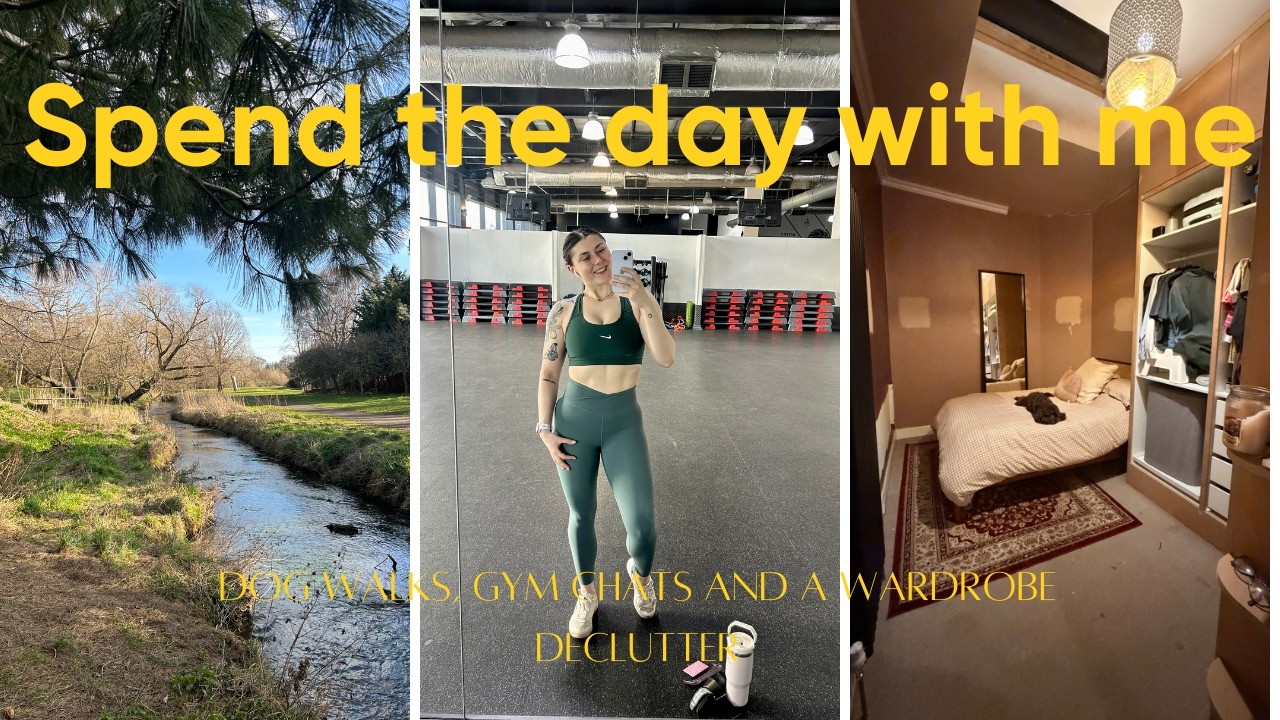 spend the day with me | getting back into the gym & decluttering my wardrobe