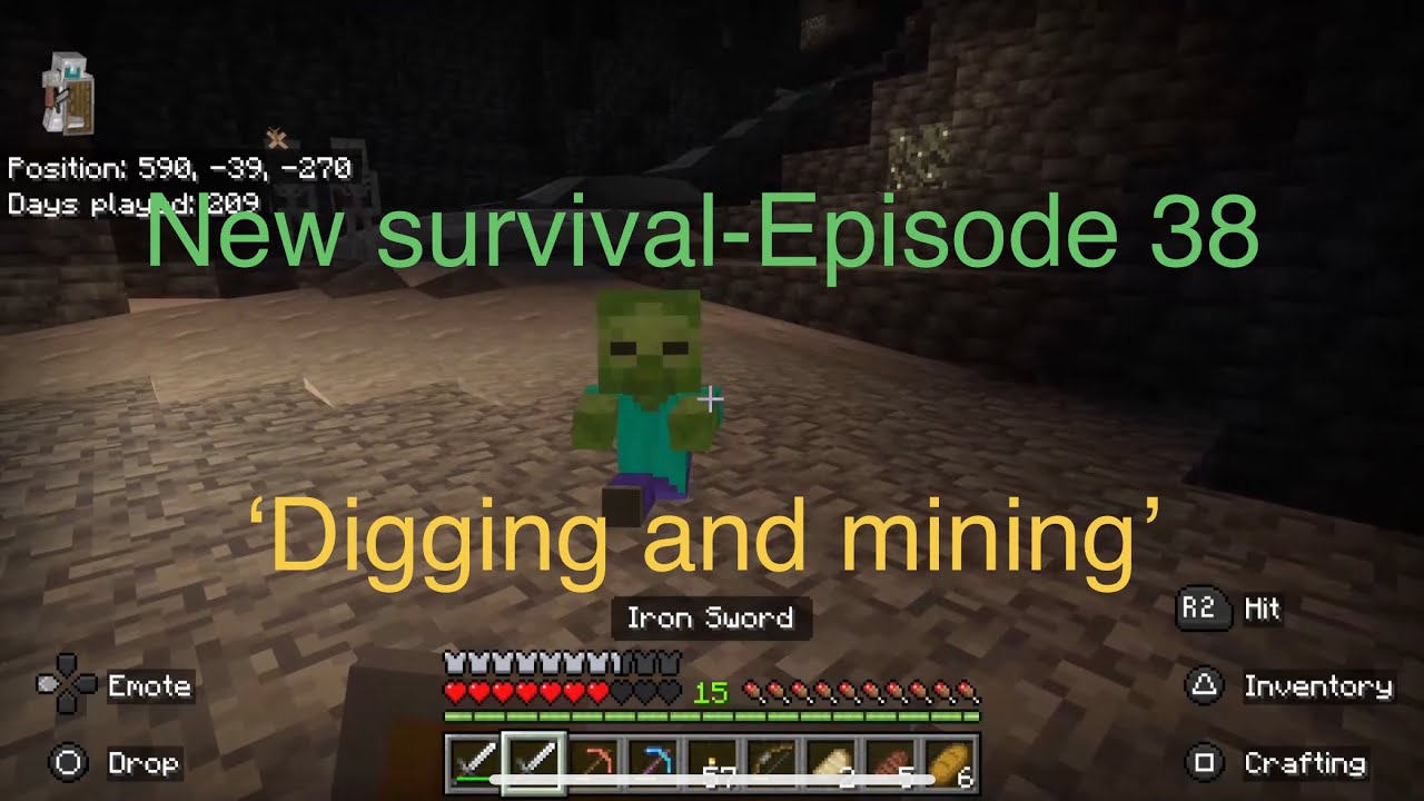 New survival-Episode 38 ‘Digging and Caving’ #jackdb504 