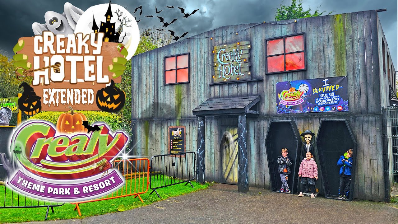 Creaky Hotel Extended Experience | Spook-Fest 2024 | Crealy Theme Park and Resort (Oct 2024) [4K]