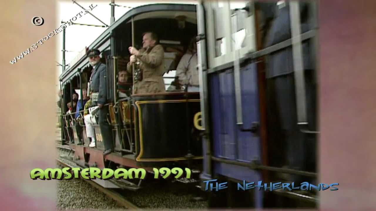 Tramparade Amsterdam 1991 NVBS jubileum
