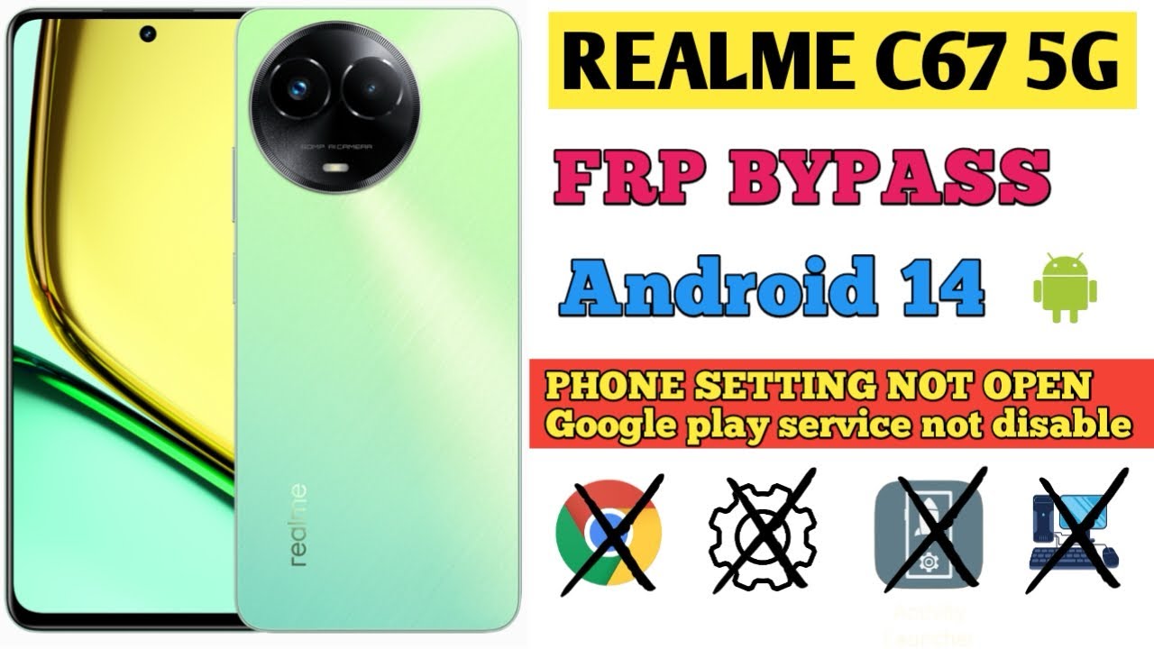 Realme C67 5g Frp Bypass Android 14 || Setting Not Open || 2025 Shere Article option not work | #frp