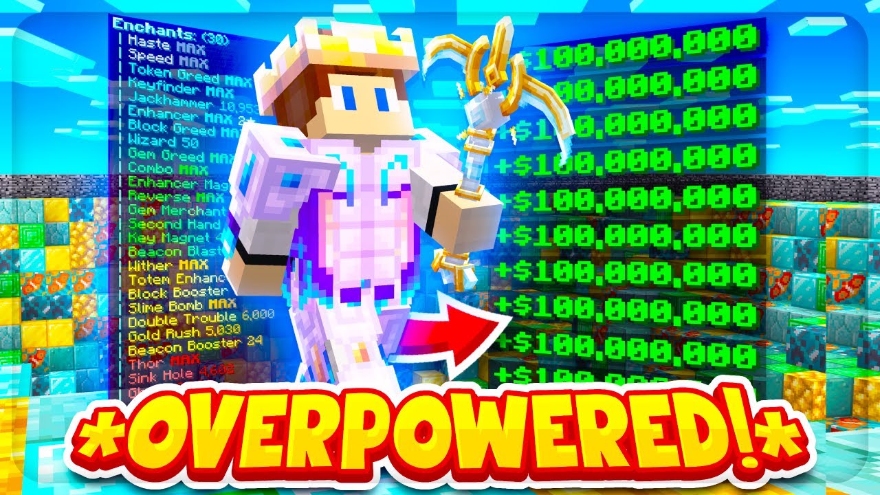 I BECAME AS *OVERPOWERED* AS POSSIBLE IN 24 HOURS! | Minecraft Prisons | EnchantedMC EP #2