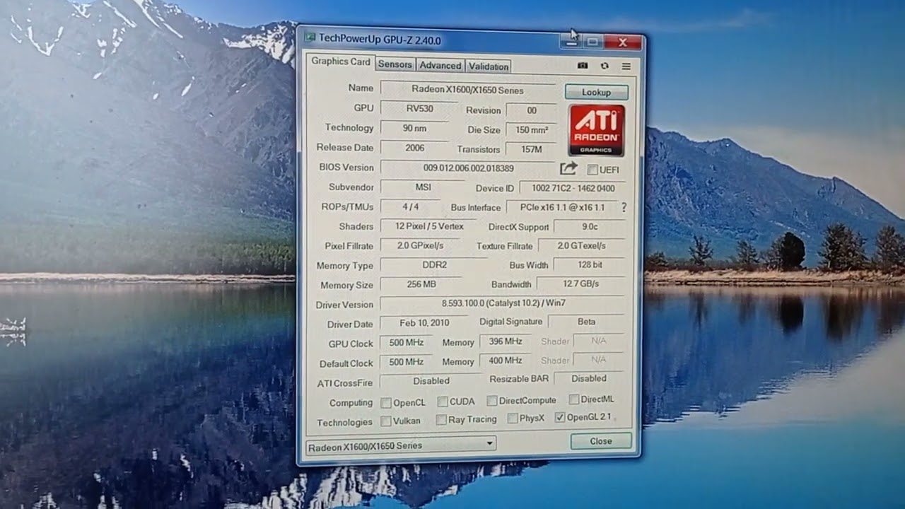 ATi Radeon X1600/X1650 Series