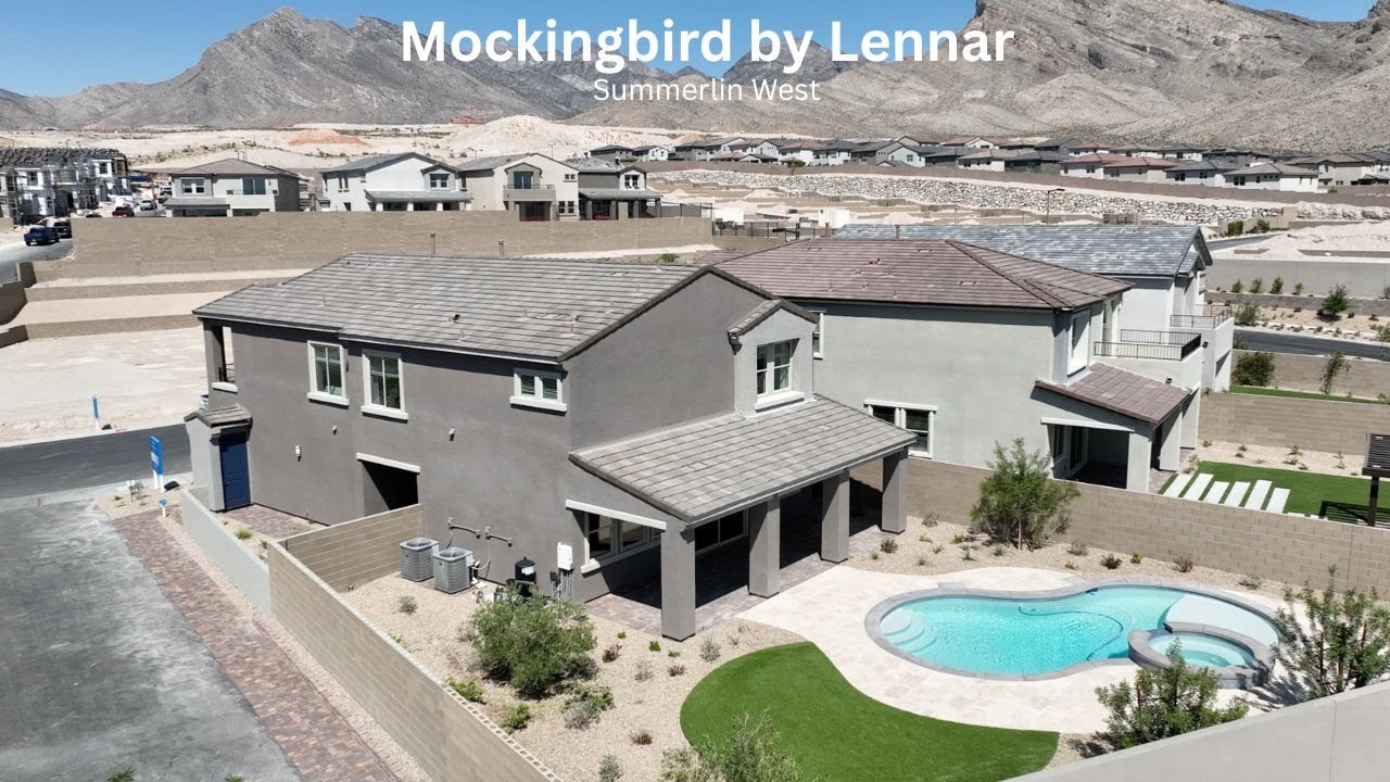 Mockingbird at Summerlin by Lennar - 5bd, 3ba $889k+ New Luxury Homes For Sale Summerlin Las Vegas