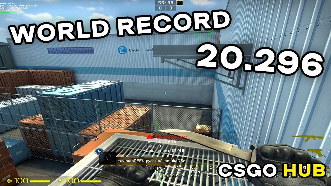 WORLD RECORD CSGOHUB KZ 20.296