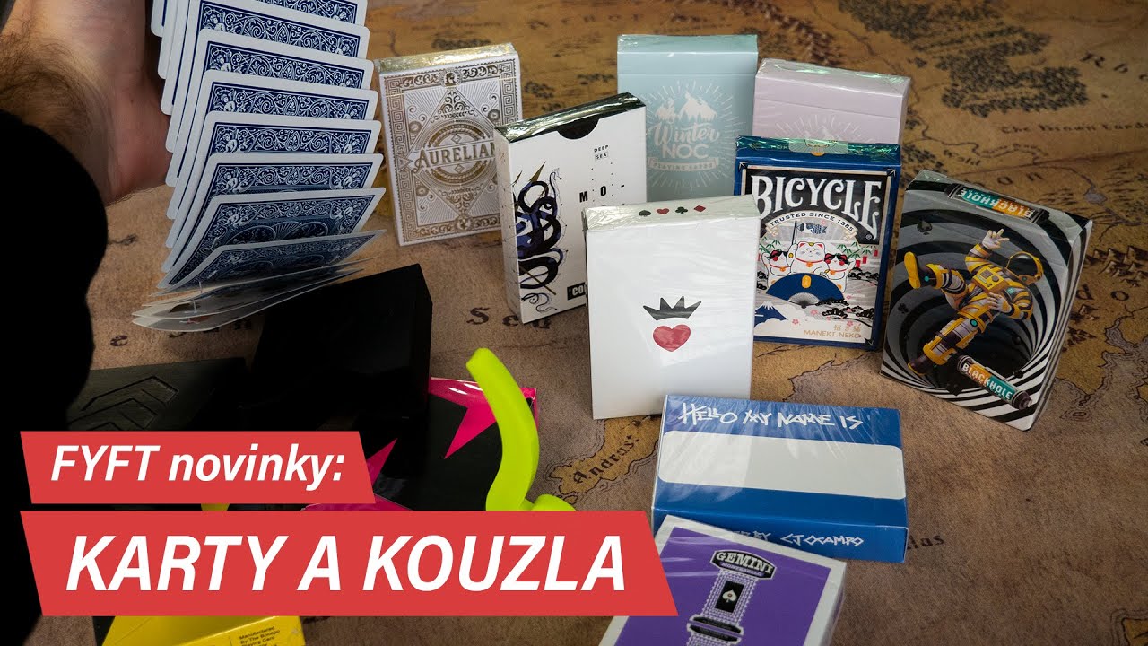 🎩Dejfův prank a nová kouzla + cardistry karty 🎴| FYFT.cz