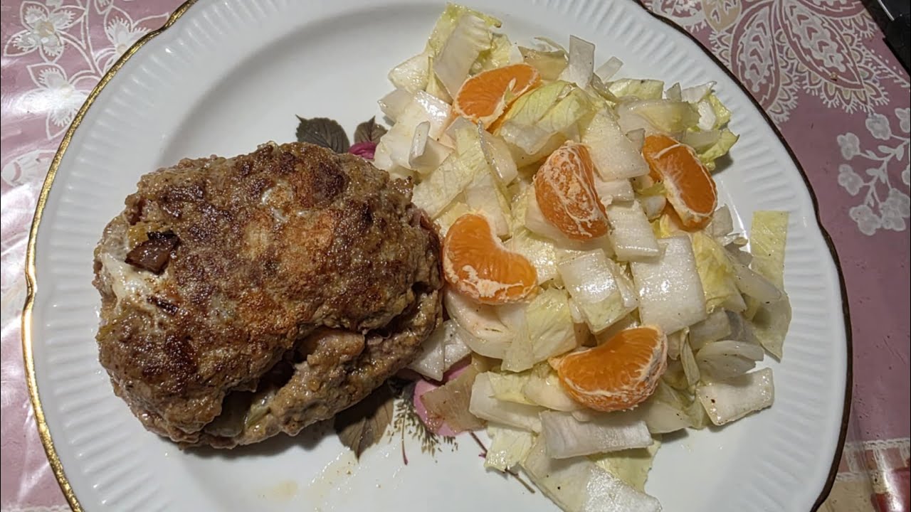 Boulette de boeuf aux endives clémentines