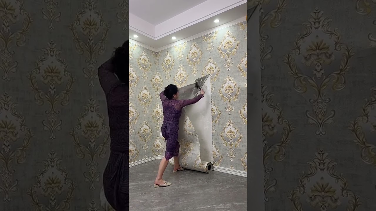 Beautiful wall sheet paper home decoration ideas #shortsfeed