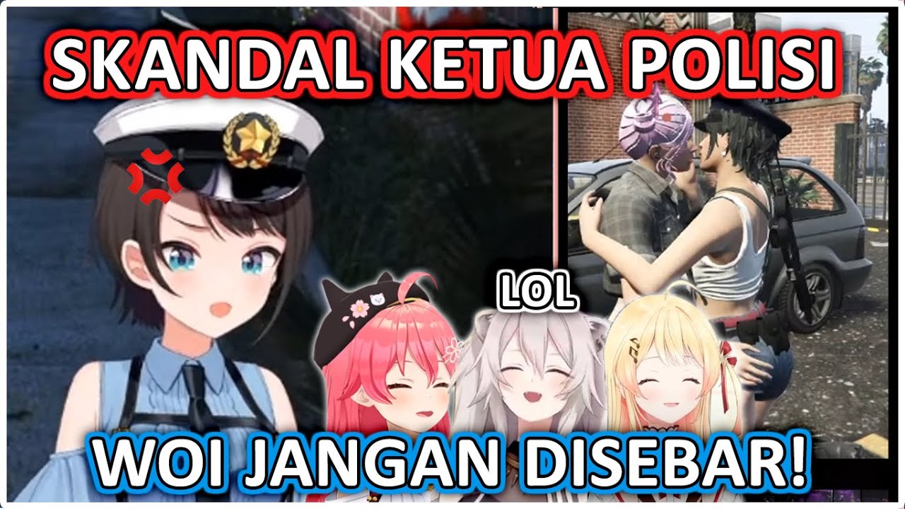 SKANDAL Ketua Kepolisian SUBARU, Kini Telah Di Bongkar Oleh Reporter POLKA | (Hololive Clips)