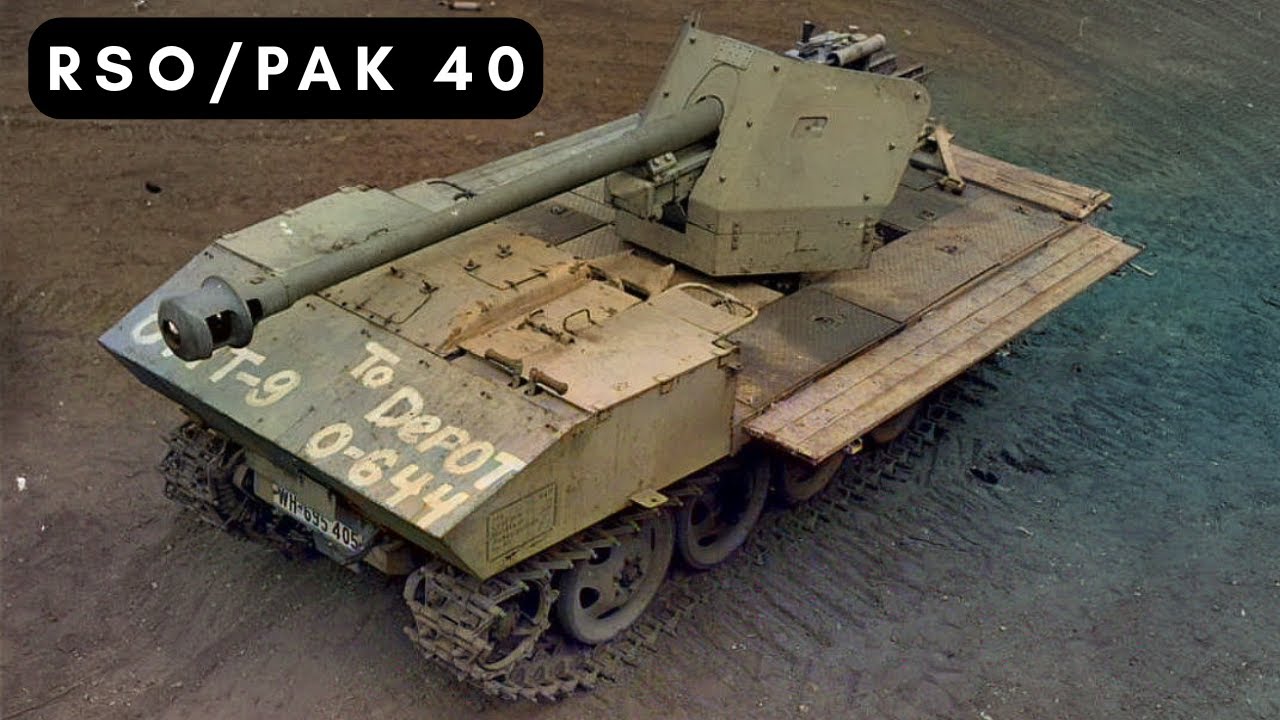 RSO/PaK 40: САМЫЙ ДЕШЁВЫЙ лёгкий истребитель танков немецкой армии (43–44)