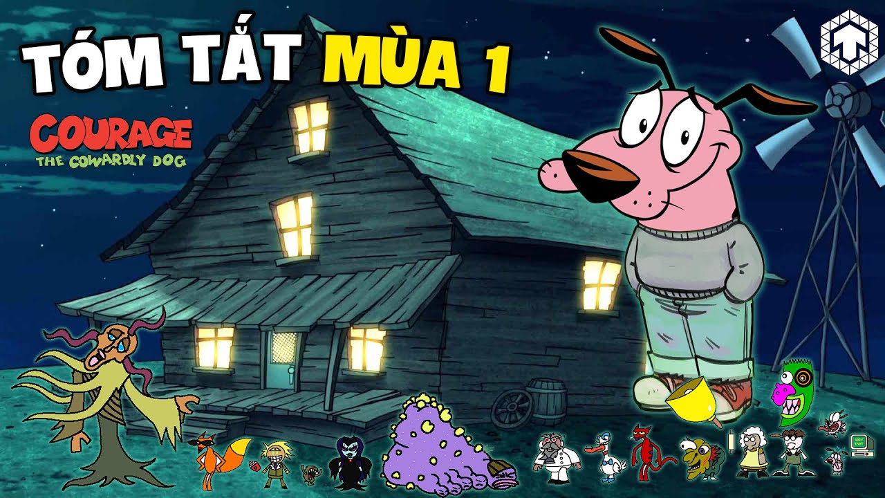 Toàn Bộ Nội Dung Courage The Cowardly Dog Mùa 1 | Courage Chú Chó Nhút Nhát | Ăng Ten