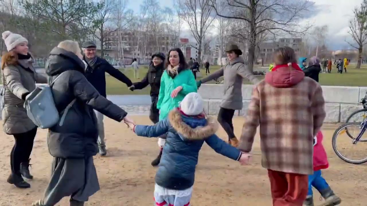 Масленица в Берлине Wintervertreibung in Berlin