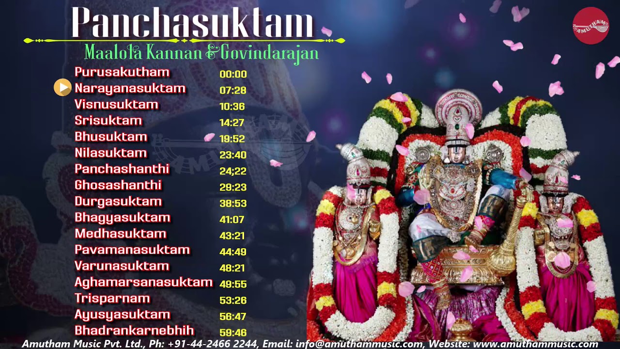 Panchasuktham - Juke Box - Malola Kannan & Group