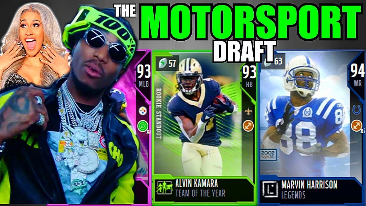 THE MOTORSPORT DRAFT! HIGHEST ACCELERATION IN EVERY ROUND! Madden 18 Draft Champions