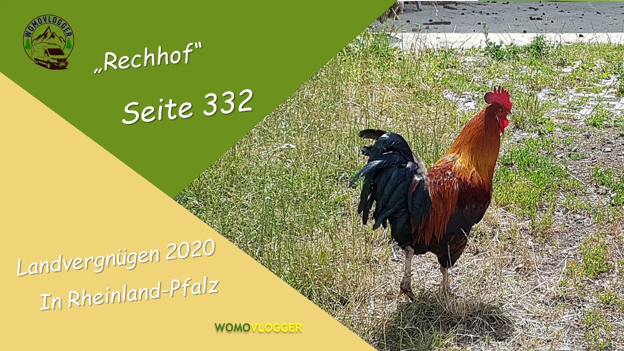 Landvergnügen der andere Stellplatz für Wohnmobile - Rechhof - WOMOVlog#18