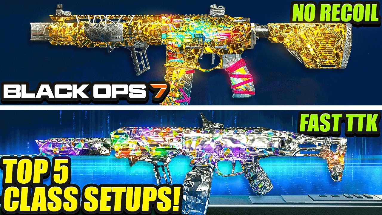 BLACK OPS 7: NEW TOP 5 FASTEST TTK META LOADOUTS After UPDATE! (BO7 Best Class Setups) BO7 Best Guns