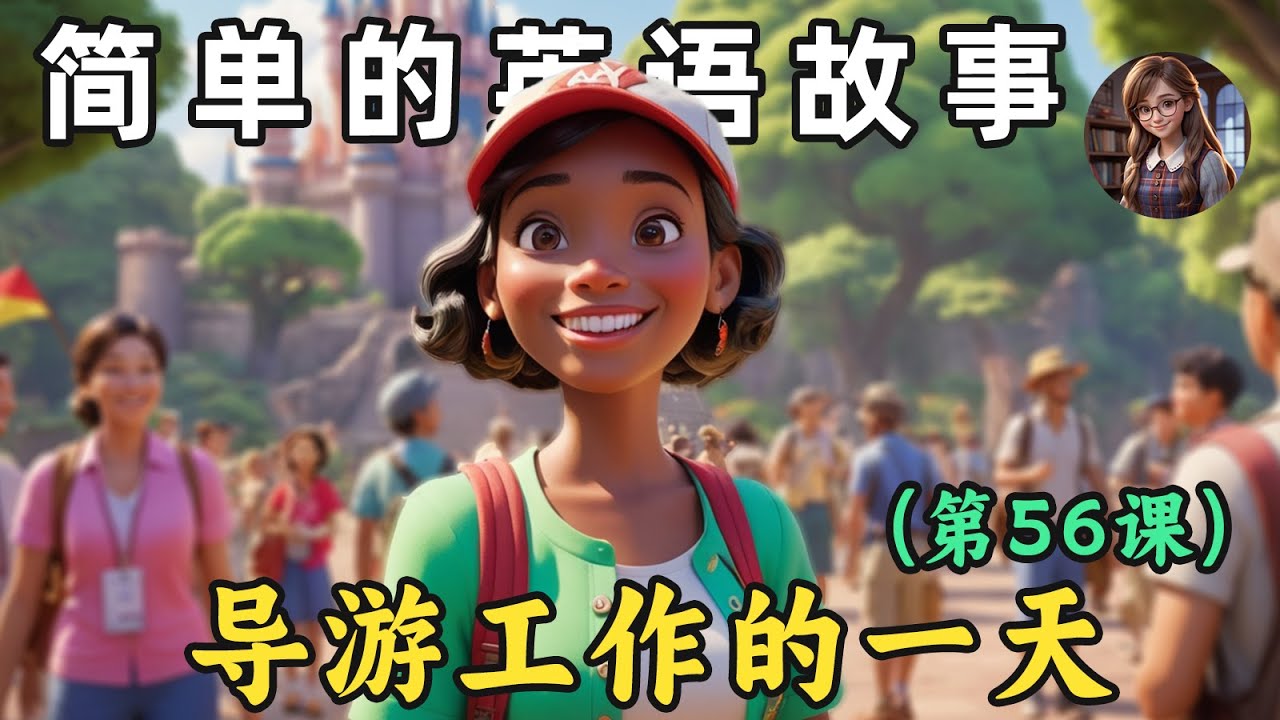 快速了解英语 🎧（导游工作的一天）第56课-简单英语故事