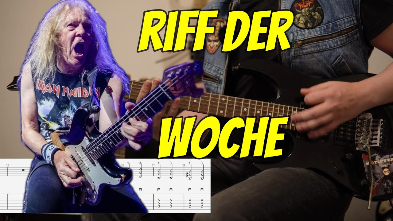 Das coolste Iron Maiden Riff für Anfänger 😱🤘