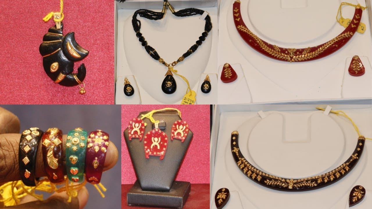 Daily Wear Light Weight Pola Necklace Set, Pendant Set And Pola Ring Design With Price & Weight