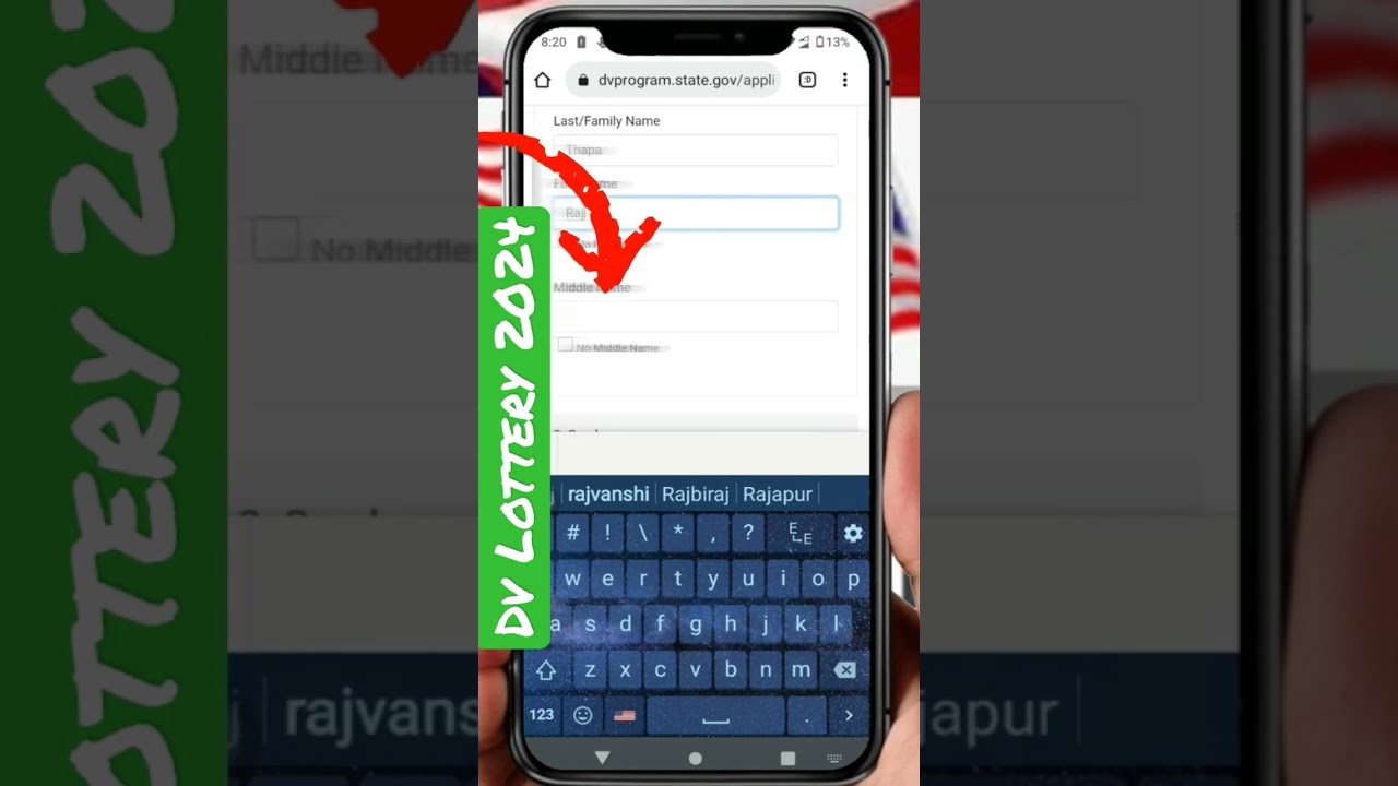 Part-1😊 Mobile बाटै DV LOTTERY 2024 भरनुहाेस | DV L ottery varne Tarika | #dvlottery2024 #shorts