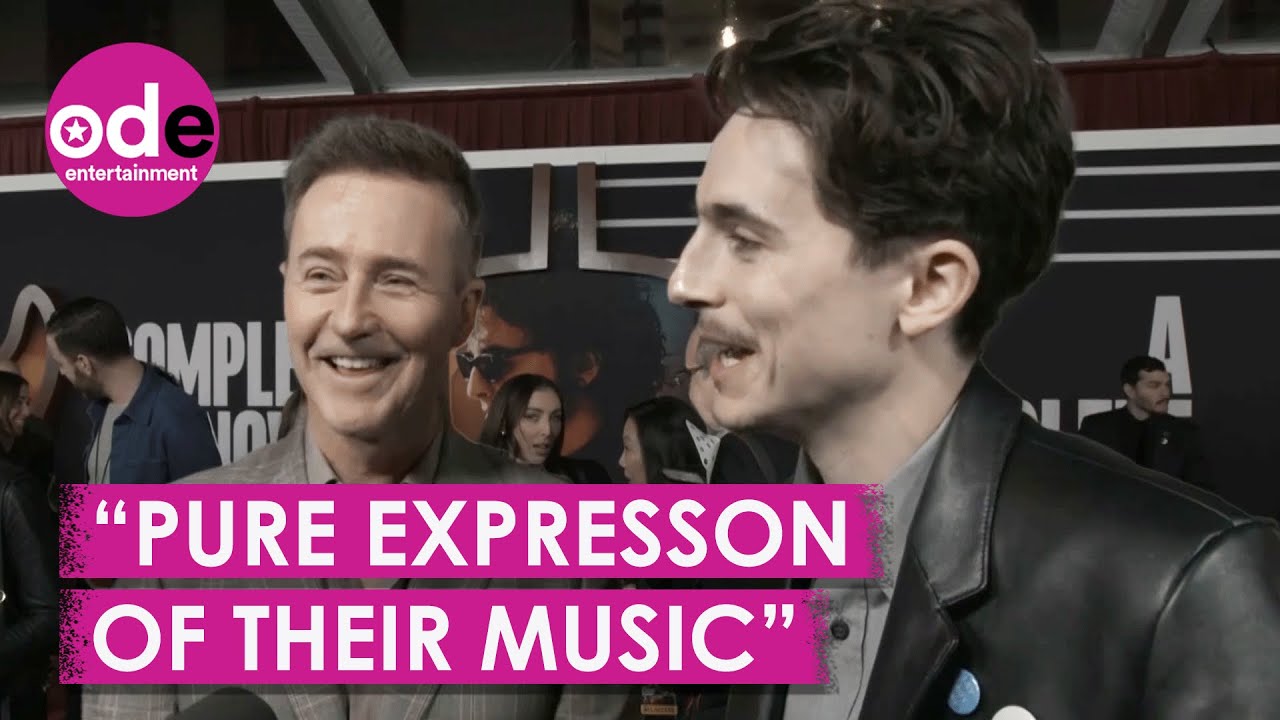 Timothée Chalamet & Edward Norton on Bob Dylan and Pete Seeger’s Legacies