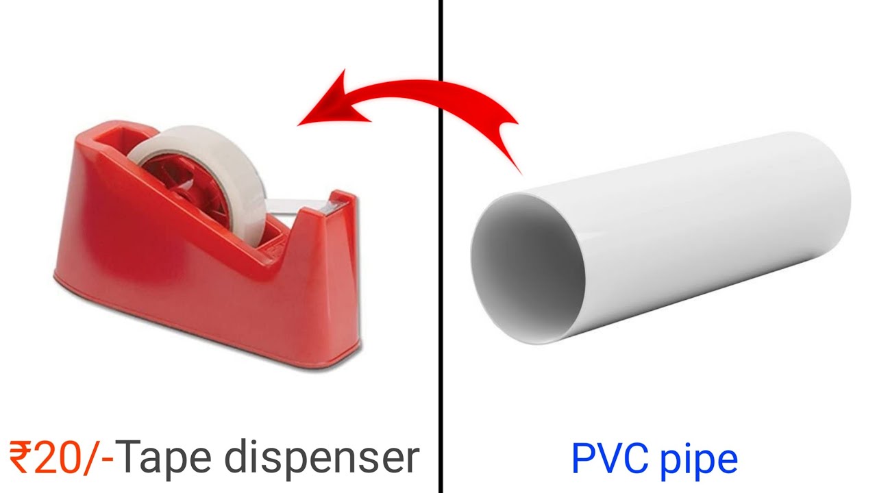 homemade ideas💡 Tape Dispenser kaise banaye | DIY tape dispenser from PVC pipe | Summer experiment