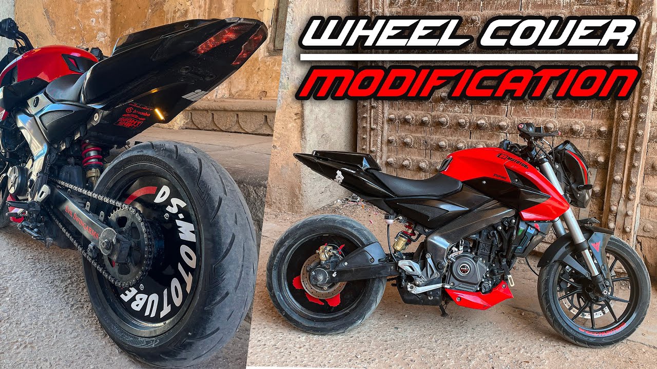 Aero Wheel Cover in Modified Pulsar Ns200 - MxOctane