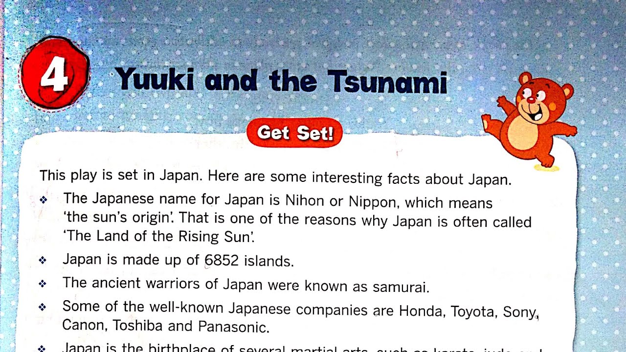 Yuuki And The Tsunami Story In Hindi | By Elaine Lindy | Communicate In English Class 4 | Chapter 4