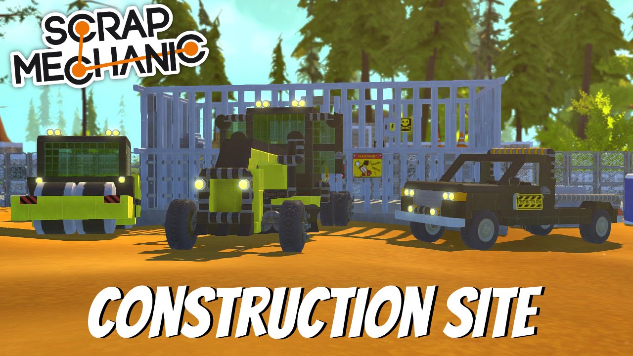 Scrap Mechanic Gameplay- EP 80- Construction Site (Download In the Description)