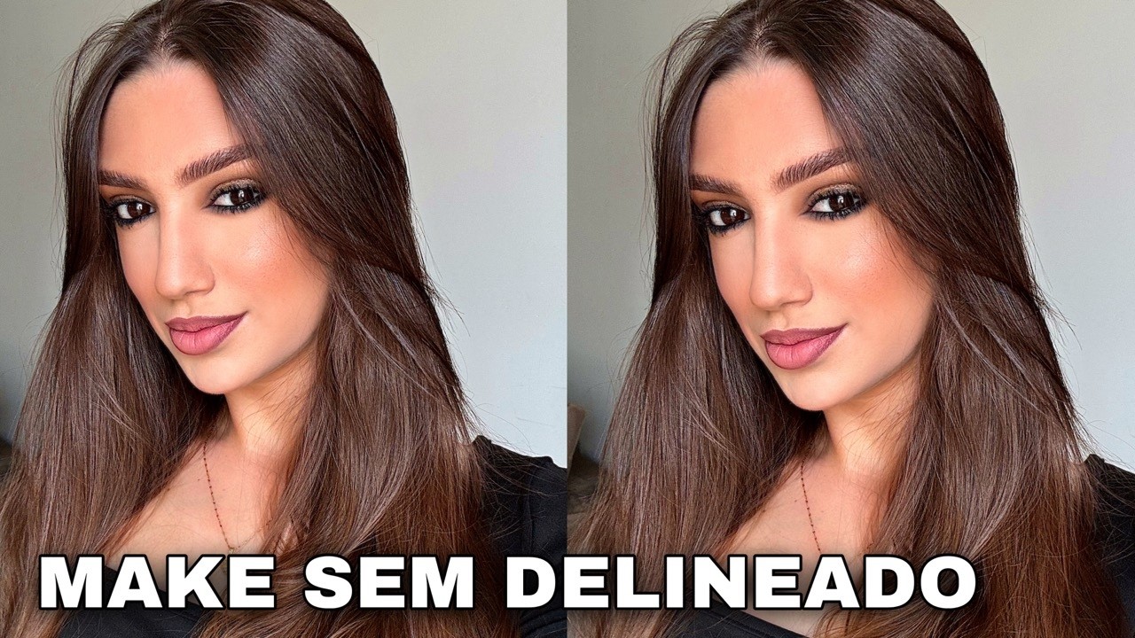 MAKE PARA FESTA *SEM DELINEADO* MAQUIAGEM MARCANTE SEM DELINEADO&nbsp;*TUTORIAL DE MAQUIAGEM&nbsp;COMPLETO*