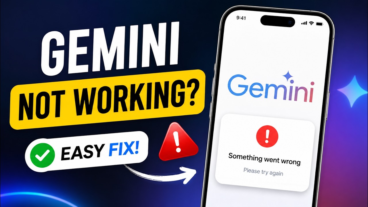 How to Fix Google Gemini Not Working or Showing Error || Not creating images