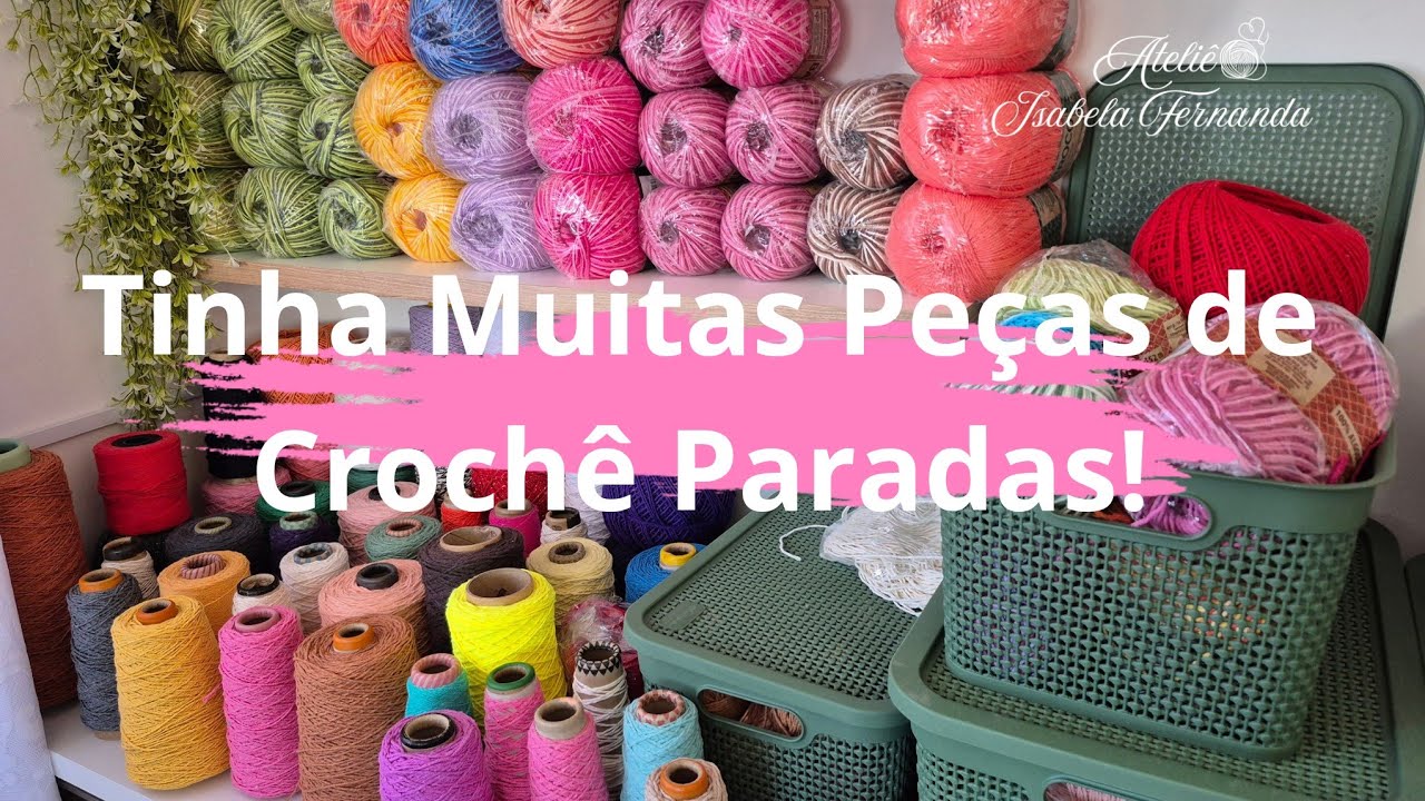 Não Pensei Que Chegaria a Esse Ponto! Tinha Muitas Peças Crochê Para Finalizar 