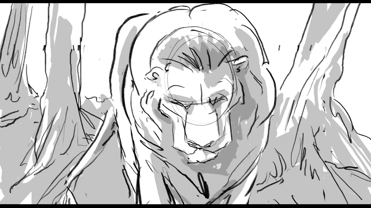 The Lion King(2019) Concept storyboard of Simba and Rafiki