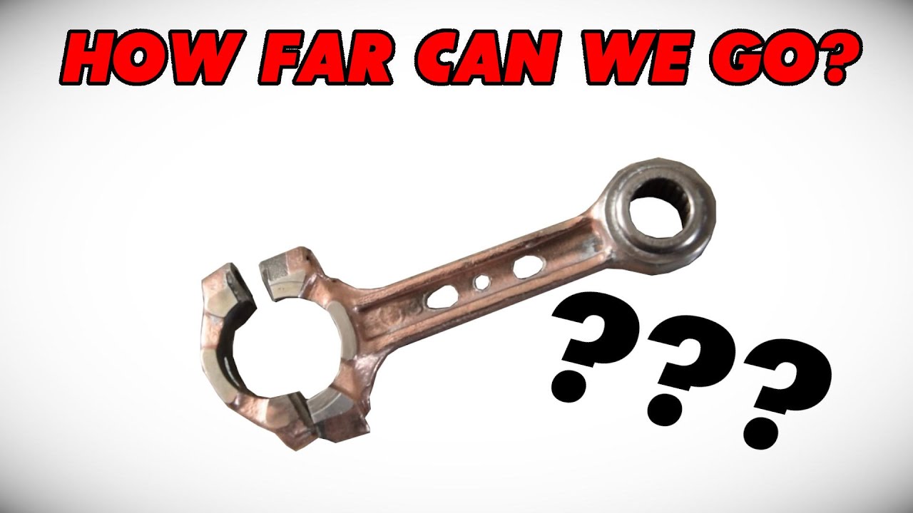 HOMELITE HOTSAW (Part 12) - Connecting Rod WEIGHT REDUCTION!