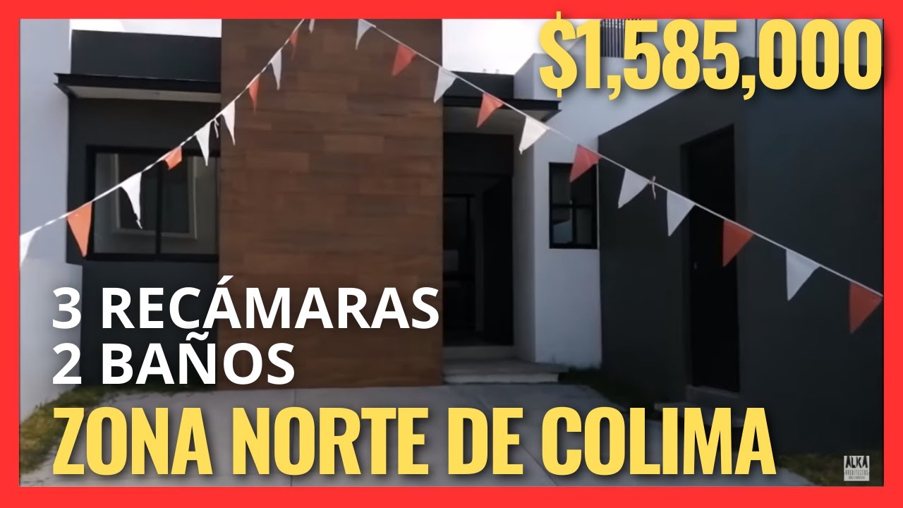 HERMOSA CASA EN VENTA DE 3 RECÁMARAS EN ZONA NORTE DE COLIMA | $1,585,000 | CASAS EN VENTA EN COLIMA