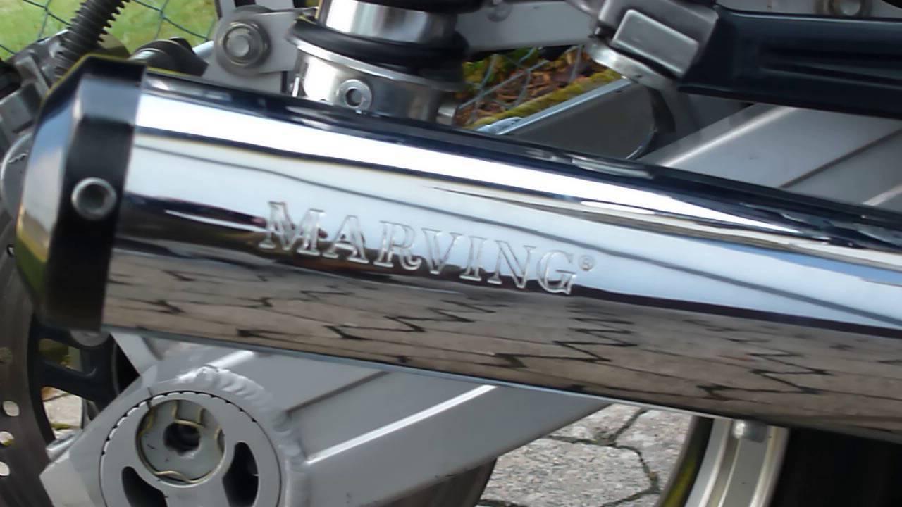 Marving Auspuff an ZR 550 Zephyr C4 Sound