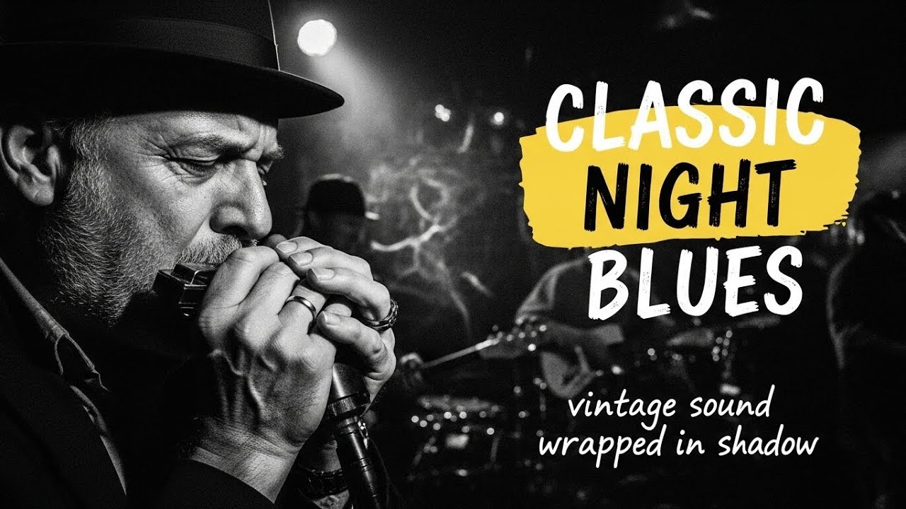 Eric Clapton, Jimi Hendrix, Muddy Waters Inspired Soul Blues Rock Ballads Midnight Drive