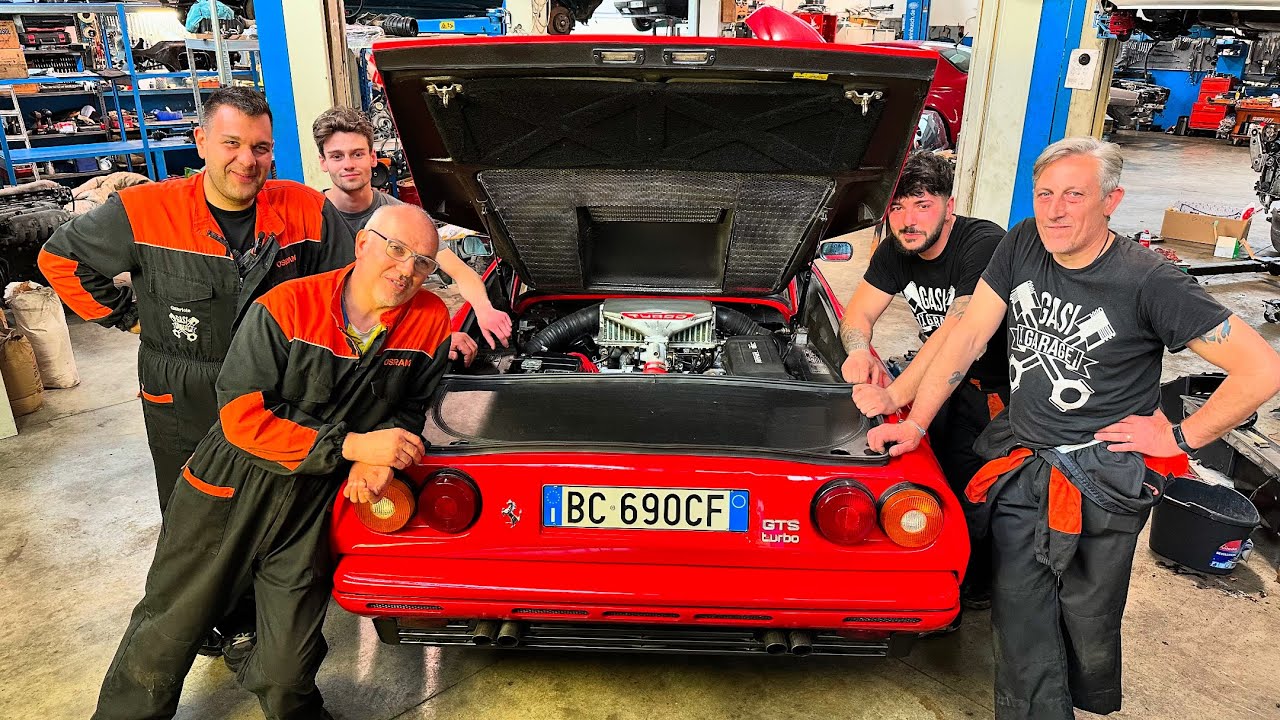 Ferrari 208 gts terminata e il team GASI al completo! #viral #ferrari