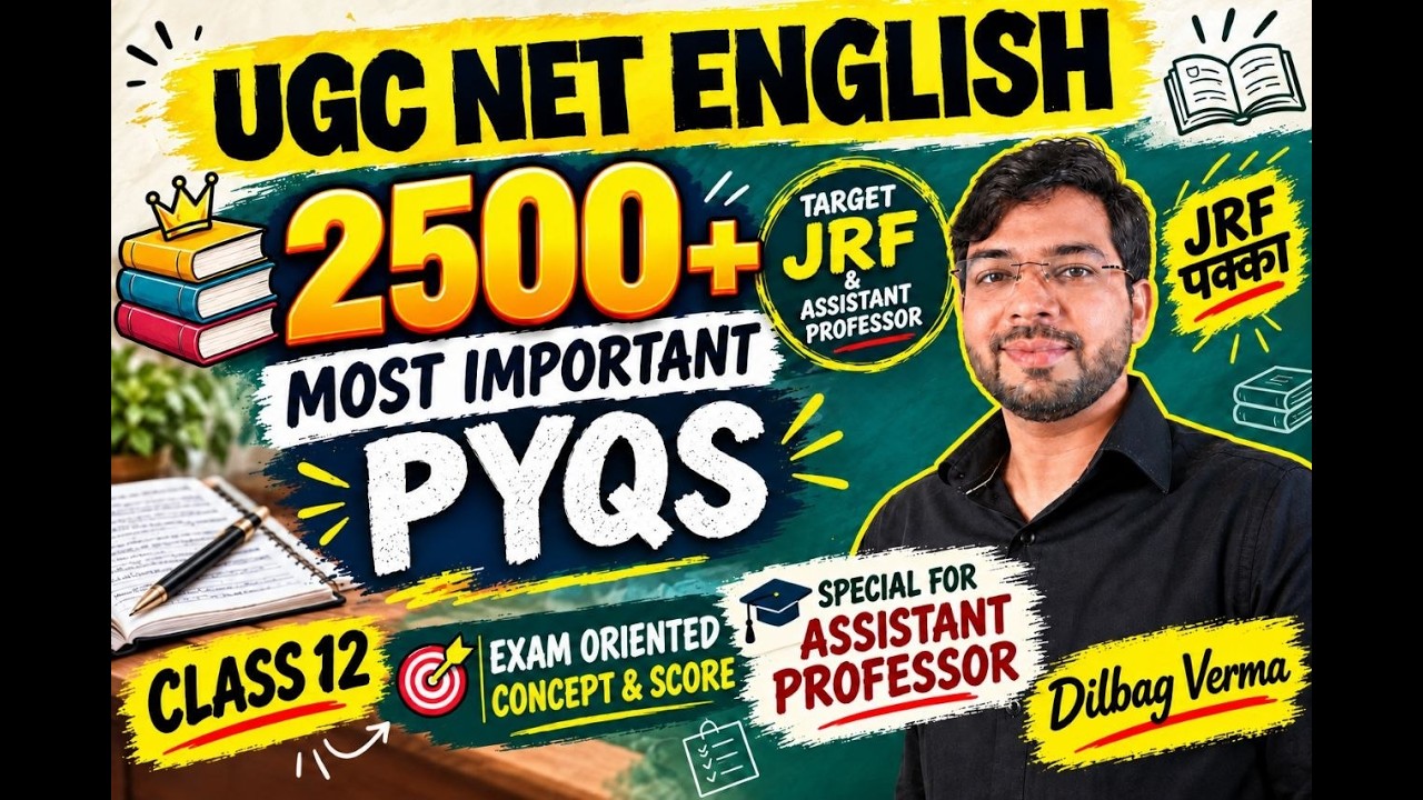 UGC NET English literature Most important pyqs || Target JRF|| UP Assistant Professor exam|| class 8